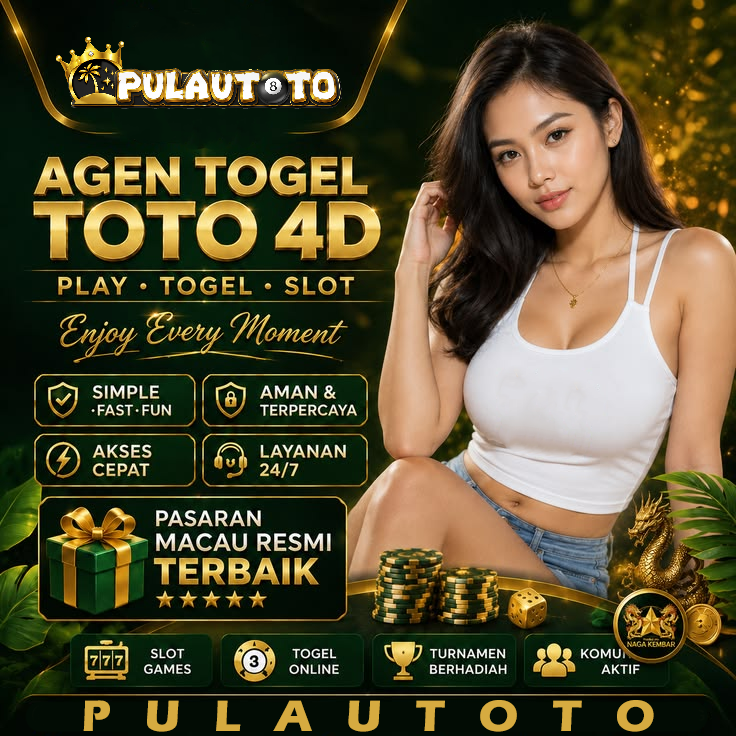 PULAUTOTO Retro Jackpot Journal dengan tema arsip hasil undian